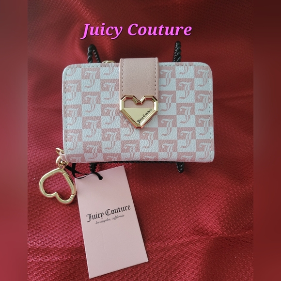 Juicy Couture Pink and Gold Wallet NWT Prestine Condition - Picture 1 of 6